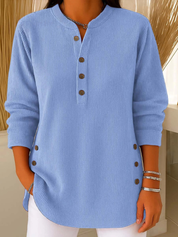 Francisca | Túnica Henley con Botones