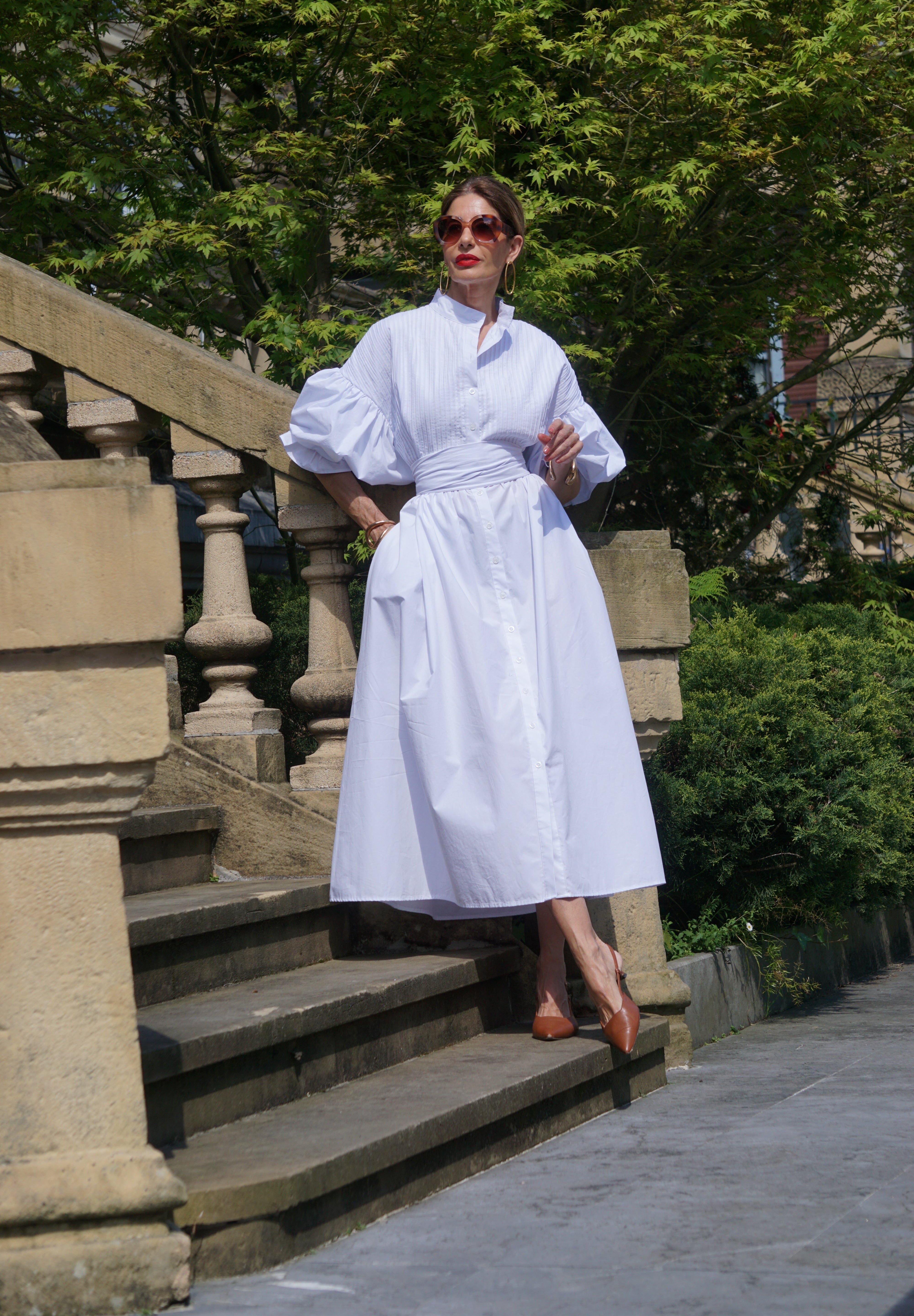 Vestido Celia — Elegancia Atemporal en Algodón Egipcio