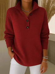 Genoveva | Jersey Polo con Cuello de Pico