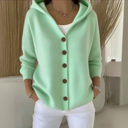 Mercedes | Chaqueta de Punto con Capucha